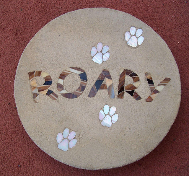 Name in mosaic