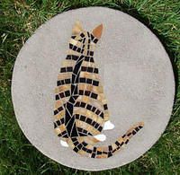 Stripey mosaic cat £65.00